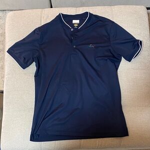 Greg Norman Collection Dark Blue Polo Shirt
